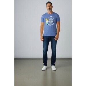 Universal Studios The Simpsons Homer Women Are Like Beer Mens Shirt XL Blue